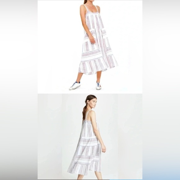 Xirena Dylan Dress in Freedom Stripe Peace - Picture 1 of 7